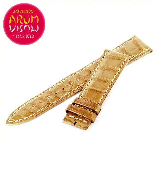 Z Jaeger-LeCoultre Strap Beige Crocodile Leather M-B 19 - 16 "SO