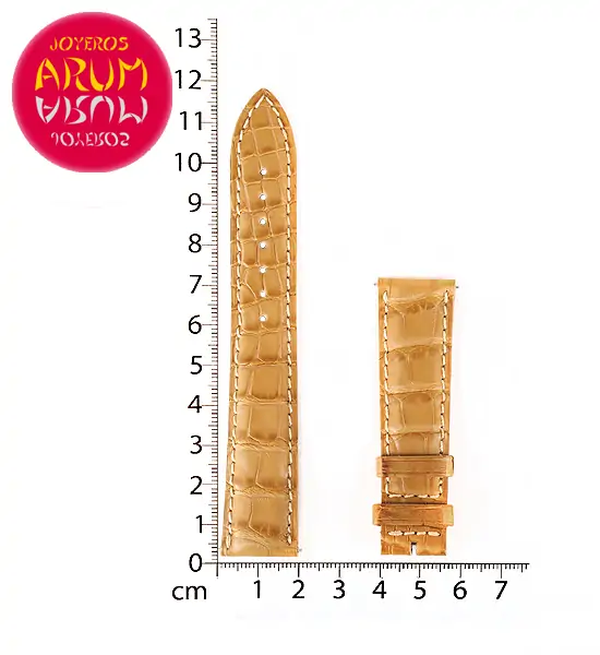 Z Jaeger-LeCoultre Strap Beige Crocodile Leather M-B 19 - 16 "SO