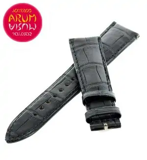 Z Jaeger-LeCoultre Strap Crocodile Black Leather M-J 19 - 16 "SO