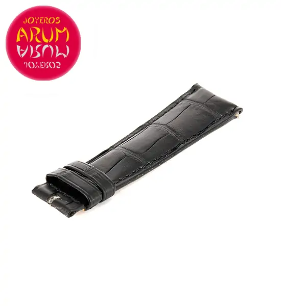 Z Jaeger-LeCoultre Strap Crocodile Black Leather M-J 19 - 16 "SO