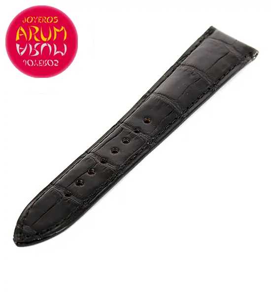 Z Jaeger-LeCoultre Strap Crocodile Black Leather M-J 19 - 16 "SO
