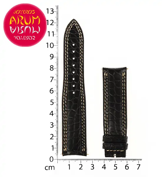 Z Jaeger-LeCoultre Strap Black Crocodile Leather N-I 21- 18