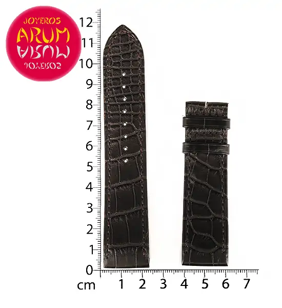 Z Jaeger-LeCoultre Strap Brown Crocodile Leather H-J 22 - 20