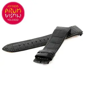 Z Jaeger-LeCoultre Strap Black Crocodile Leather H-I 22 - 20 "SO