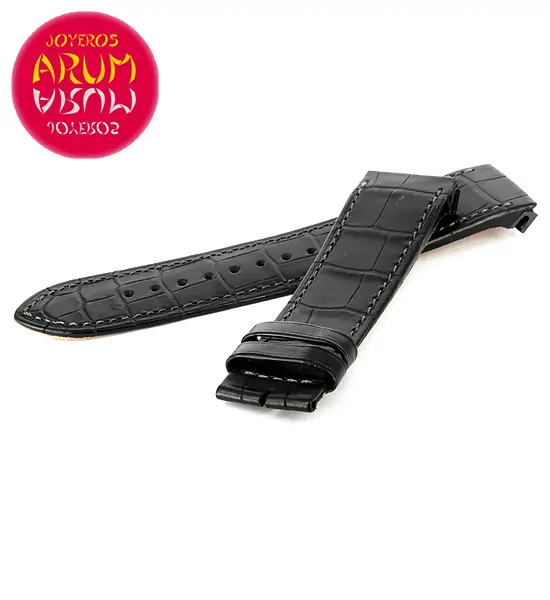 Z Jaeger-LeCoultre Strap Black Crocodile Leather H-I 22 - 20 "SO