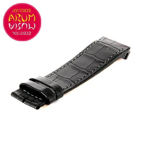 Z Jaeger-LeCoultre Strap Black Crocodile Leather H-I 22 - 20 "SO