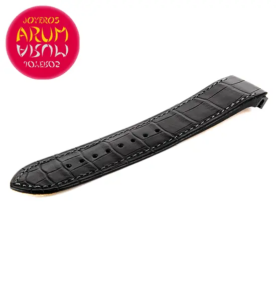 Z Jaeger-LeCoultre Strap Black Crocodile Leather H-I 22 - 20 "SO