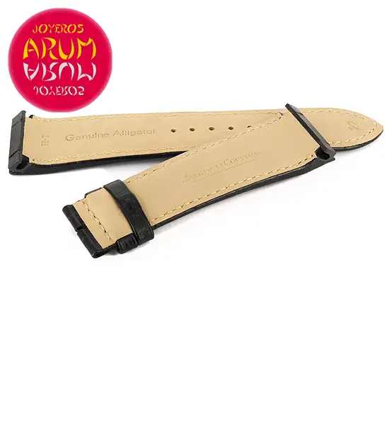 Z Jaeger-LeCoultre Strap Black Crocodile Leather H-I 22 - 20 "SO