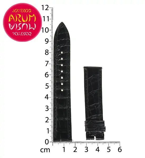 Z Jaeger-LeCoultre Strap Black Crocodile Leather 17 - 16 RAC110