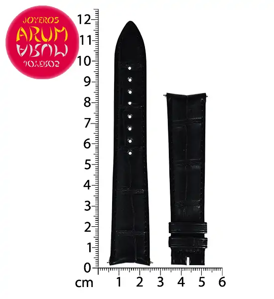 Z Jaeger-LeCoultre Strap Black Crocodile Leather 19 - 16 RAC45 "