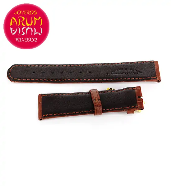 Z A.Lange & Söhne Strap Brown Crocodile Leather 20 - 18 RAC7 "SO