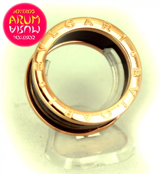 Ring Bvlgari B.Zero1 pink gold and brown ceramic Ref.ARUM 125 " Ring Bvlgari B.Zero1 pink gold and brown ceramic Ref.ARUM 125 "