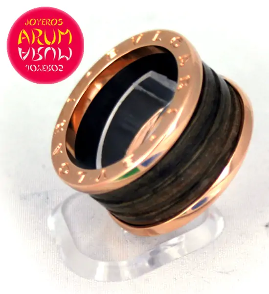 Ring Bvlgari B.Zero1 pink gold and brown ceramic Ref.ARUM 125 " Ring Bvlgari B.Zero1 pink gold and brown ceramic Ref.ARUM 125 "