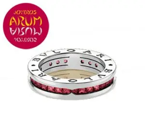 Bulgari Bzero1 Ring with Rhodolites"sold"