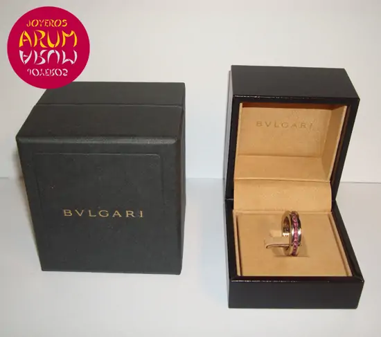 Bulgari Bzero1 Ring with Rhodolites"sold"