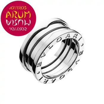 B.Zero1 3 Band Ring in 18 K White Gold "SOLD"
