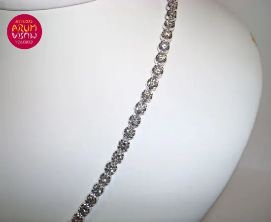 White gold necklace with brilliants 10,19 qts "SOLD"