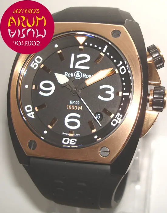 Bell & Ross BR02 Diver ARUM Ref. 2611 "SOLD" Bell & Ross BR02 Diver ARUM Ref. 2611 "SOLD"