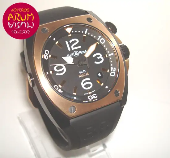 Bell & Ross BR02 Diver ARUM Ref. 2611 "SOLD" Bell & Ross BR02 Diver ARUM Ref. 2611 "SOLD"