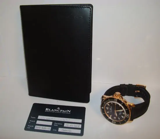 Blancpain Fifty Fathoms Rose Gold "SOLD"