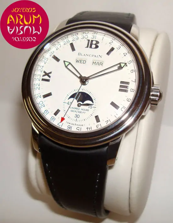 Blancpain Leman Moonphase Complete Calendar "SOLD" Blancpain Leman Moonphase Complete Calendar "SOLD"