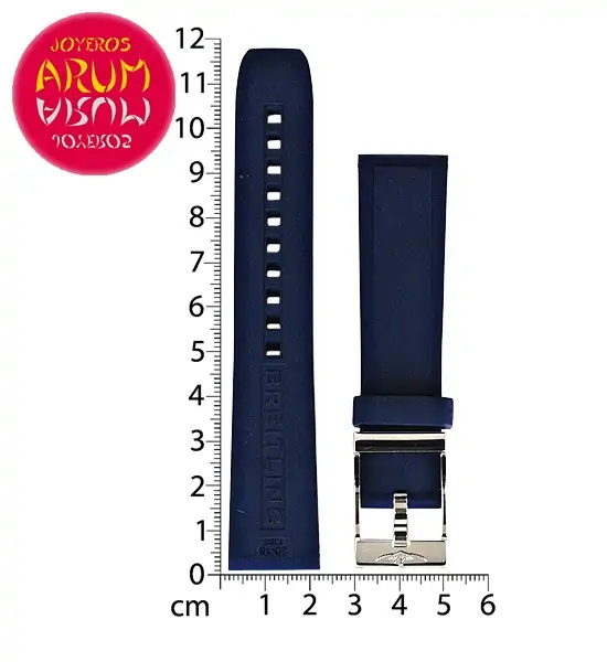 Breitling Strap Blue Rubber 20 - 18 RAC89 "SOLD"