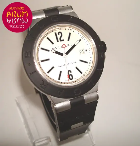 Bulgari Diagono Aluminium ARUM Ref. 2677 "SOLD" Bulgari Diagono Aluminium ARUM Ref. 2677 "SOLD"