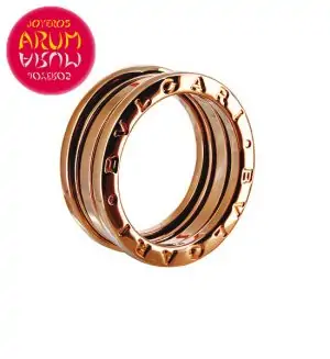 Bulgari Ring B.Zero1 Rose Gold 3 Band RAJ471 "SOLD"