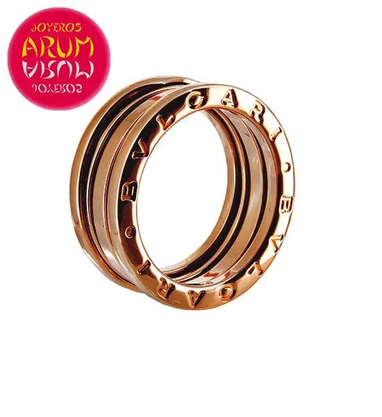 Bulgari Ring B.Zero1 Rose Gold 3 Band RAJ471 "SOLD"