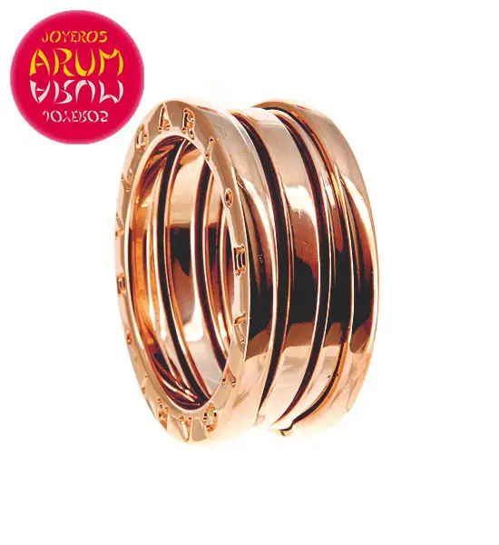 Bulgari Ring B.Zero1 Rose Gold 3 Band RAJ471 "SOLD"