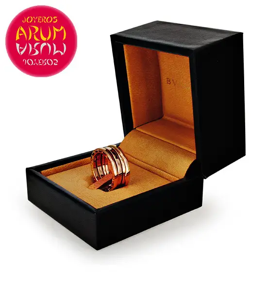 Bulgari Ring B.Zero1 Rose Gold 3 Band RAJ471 "SOLD"