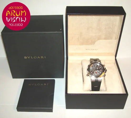 Bulgari Diagono GMT ARUM Ref. 2477 "SOLD" Bulgari Diagono GMT ARUM Ref. 2477 "SOLD"