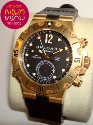 Bulgari Scuba GMT 3 Time Zone "SOLD"