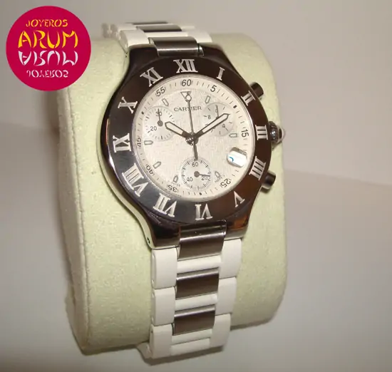 Cartier Chronoscaph 21 "SOLD" Cartier Chronoscaph 21 "SOLD"