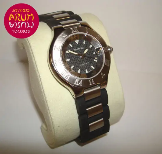 Cartier Autoscaph 21 "SOLD"