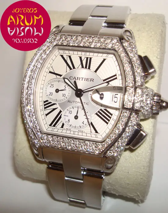 Cartier Roadster Chrono Brilliants "SOLD" Cartier Roadster Chrono Brilliants "SOLD"