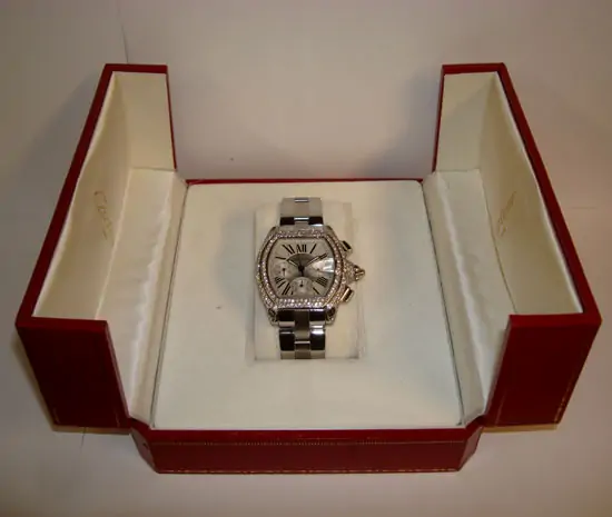 Cartier Roadster Chrono Brilliants "SOLD" Cartier Roadster Chrono Brilliants "SOLD"