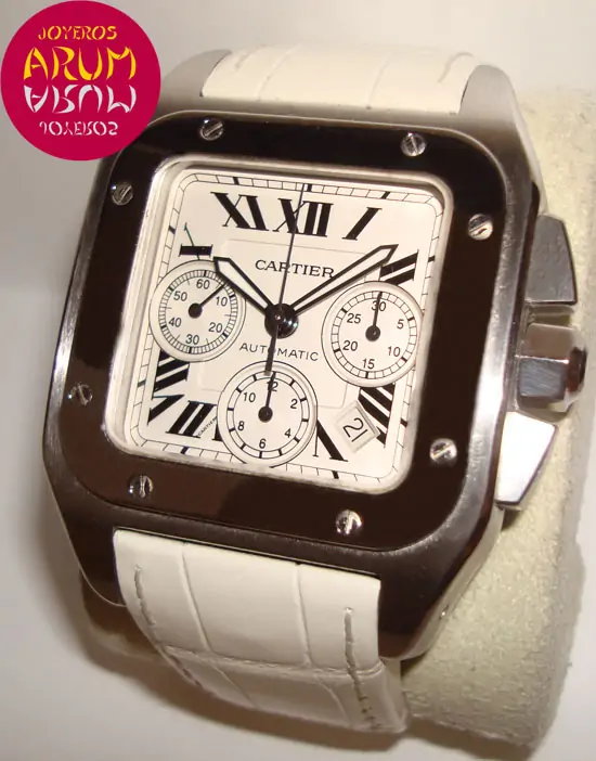 Cartier Santos 100 Chrono XL "SOLD" Cartier Santos 100 Chrono XL "SOLD"