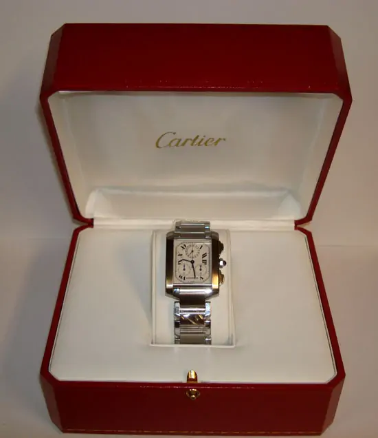 Cartier Tank Frances Chrono "SOLD"
