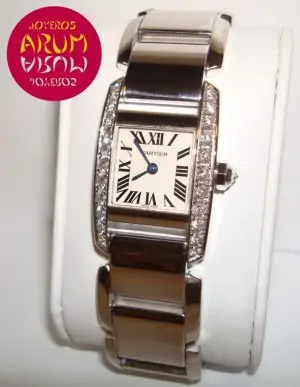 Cartier Tank White Gold & Diamonds