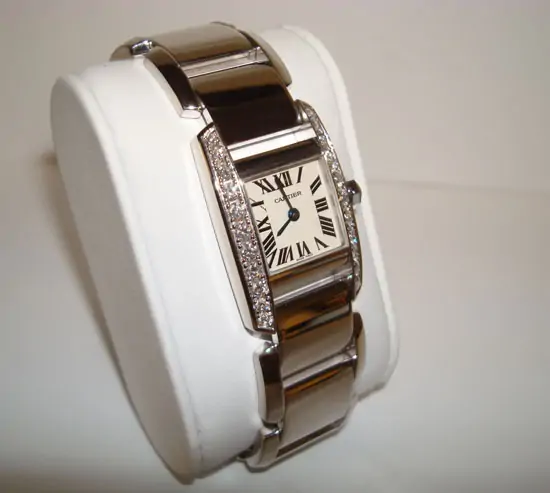 Cartier Tank White Gold & Diamonds