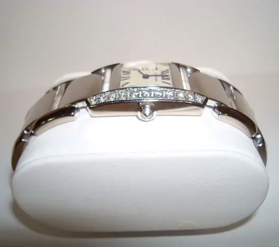 Cartier Tank White Gold & Diamonds