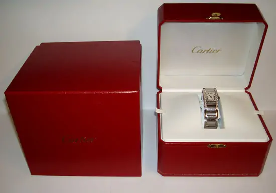 Cartier Tank White Gold & Diamonds