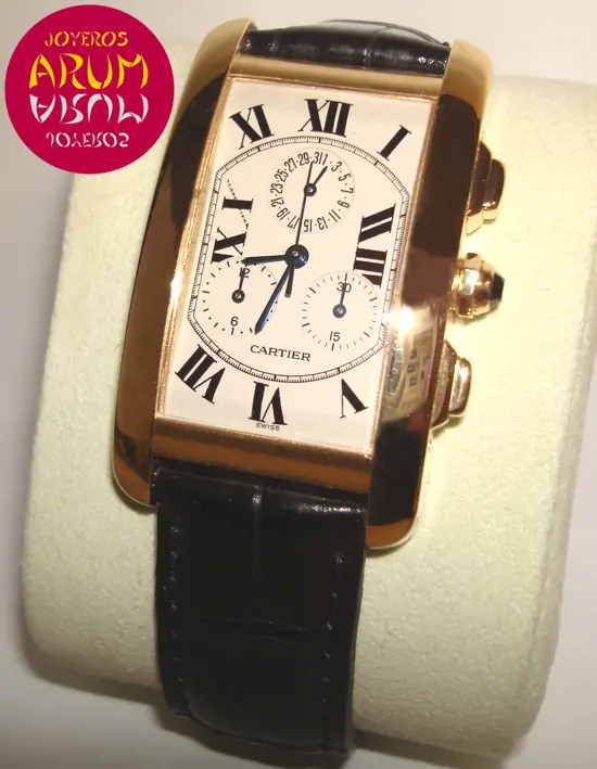 Cartier Tank Americaine Chrono "SOLD" Cartier Tank Americaine Chrono "SOLD"
