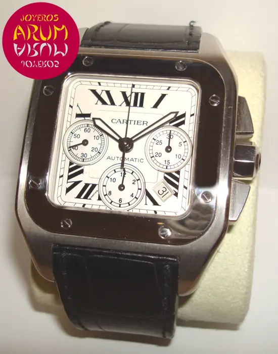 Cartier Santos 100 Chrono XL "sold" Cartier Santos 100 Chrono XL "sold"