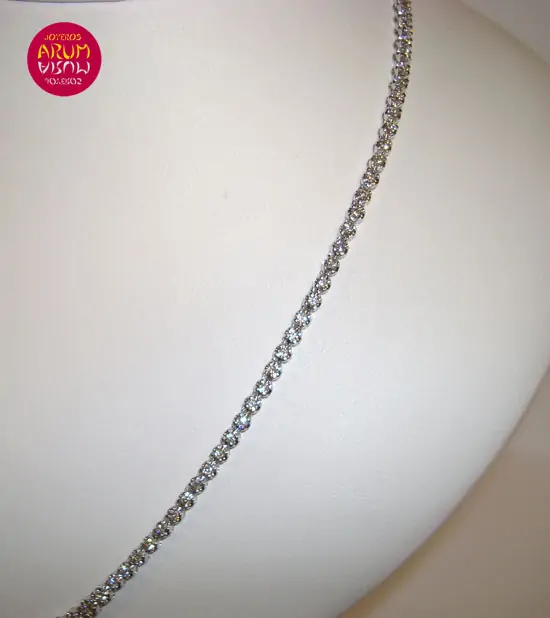 White gold necklace with brilliants 3,03 qts "SOLD"