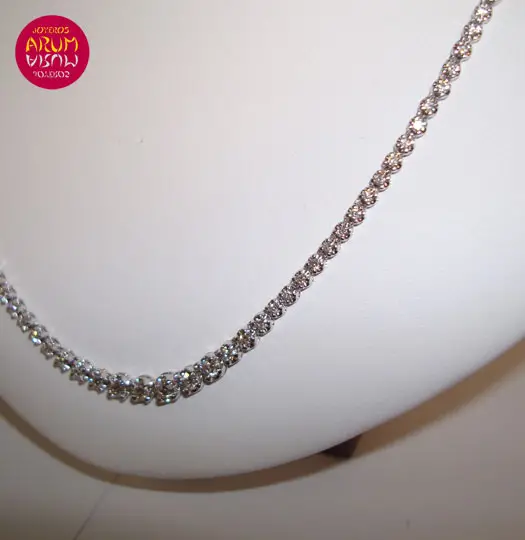 White gold necklace with brilliants 3,03 qts "SOLD"
