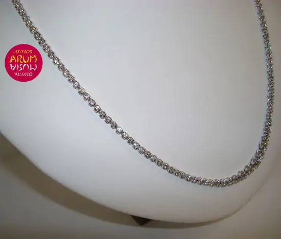 White gold necklace with brilliants 3,03 qts "SOLD"