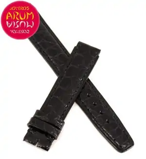 Z IWC Strap Black Crocodile Leather 6636 15 14 "SOLD"