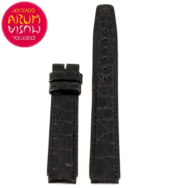 Z IWC Strap Black Crocodile Leather 6636 15 14 "SOLD"